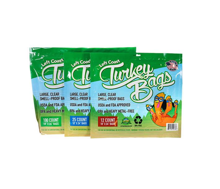 Left Coast Turkey Bags help protect your harvest from cross-contamination, oxidation, and pests