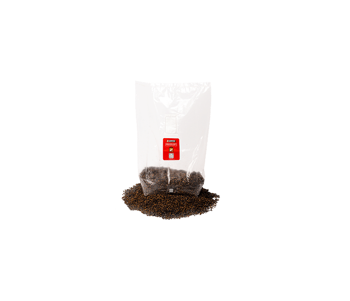 The Grain Spawn and Substrate mix comes in a sterilized bag for easy cultivation.